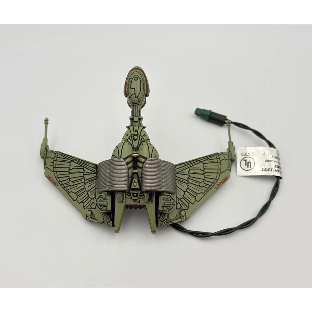 Hallmark 1994 Star Trek The Next Generation Klingon Bird of Prey Magic Ornament